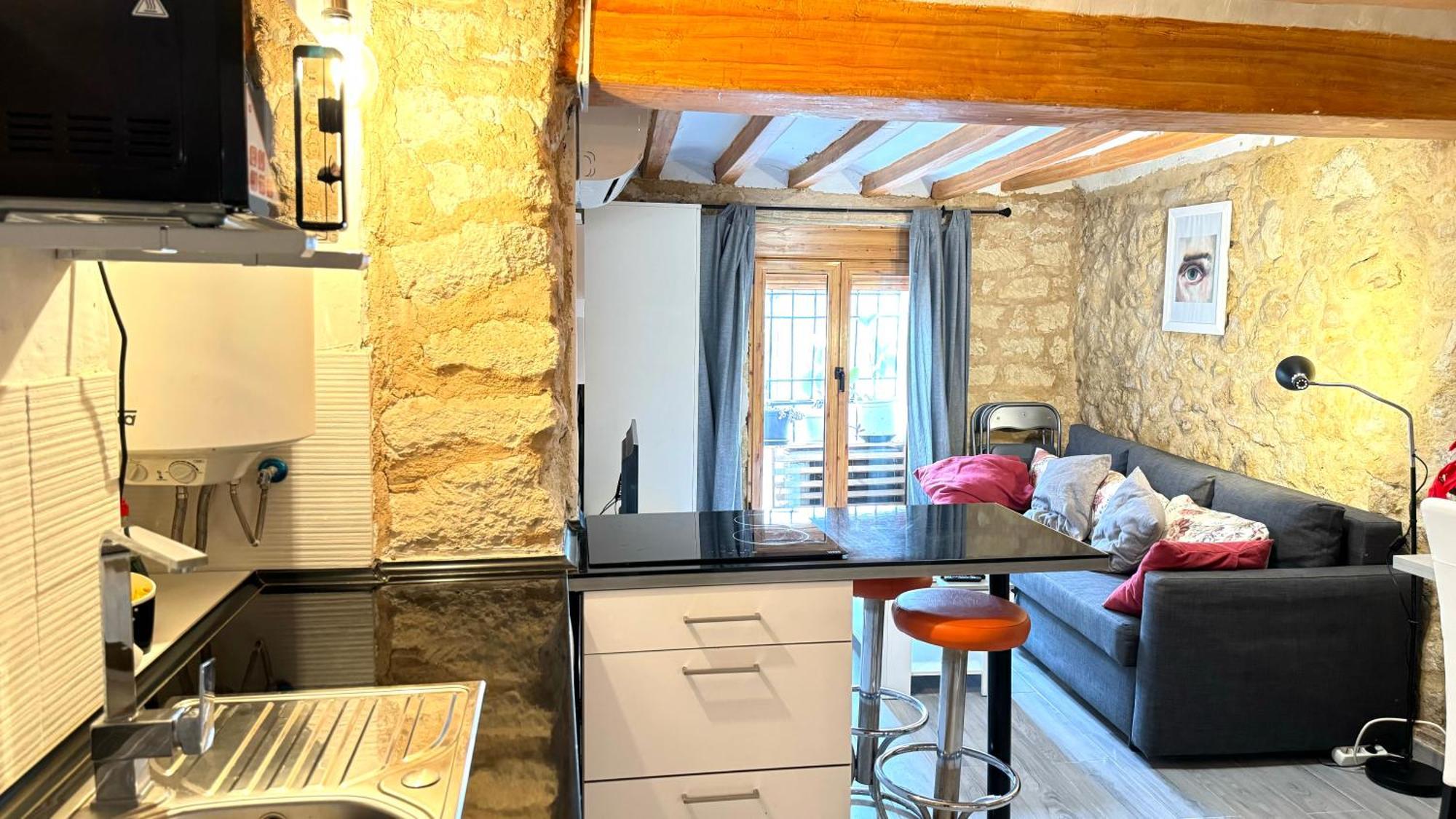 Apartamento Loft De Piedra En Centro Historico - Casco Antiguo Alicante Exterior foto
